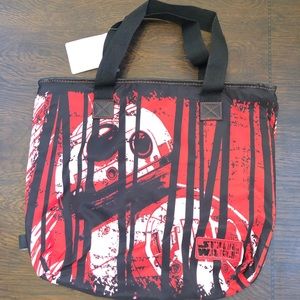 Disney Parks STAR WARS BB-8 Tote Bag Red and Black NWT